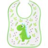 BabyOno Podbradník froté Baby Ono 26cm x 36cm Zelený dino