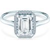 Savicki Zásnubný prsteň biele zlato bílý topaz diamanty ZS27 BTO BZ