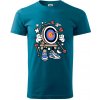 Lukostreľba komiks - Klasické pánske tričko vyššej gramáže - 4XL ( Petrolejová )