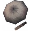 DOPPLER Fiber Mini Black White traces - dámský skládací deštník bílá 726465BW01