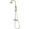 Imex BTM039/OC MONZA termostatický duálny sprchový systém kartáčované zlato