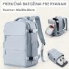 Príručná batožina ruksak pre Ryanair Šedo modrá