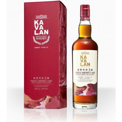 Whisky Kavalan Triple Sherry Cask 40% 0,7l (Karton)