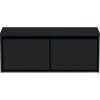 Kúpeľňová skrinka pod umývadlo Sanox Loft čierna matná 120,2 x 48 x 45 cm
