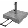 Doppler TROLLEY 50 kg - žulový pojazdný stojan pre slnečníky, žula