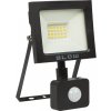 Reflektor LED 20W+PIR 4000K čierny BLOW IP65