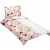 Bellatex Obliečky satén 94/274 šípkový kvet 140 × 220, 70 × 90