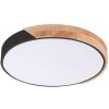 Rabalux 3528 LED stropné svietidlo Maple 1x24W | 1890lm | 4000K - čierna, drevo, biela
