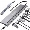 ZENWIRE Hub Dokovacia Stanica Usb-C 12V1 Rj45 2X Hdmi 4K M1