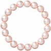 Evolution Group Elegantný perlový náramok 56010.3 rose