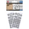 BGS 80703 Filcové podložky pod nábytek, samolepicí, šedě melírované. Sada 64 dílů