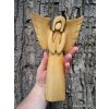Drevený anjel soška, figurka, plastika | drevené darčeky