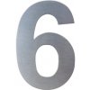 DOLS DLS-C-6 - nerezová číslica 6, číslo na dom, výška 150 mm