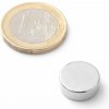 SOLLAU Neodymový magnet valec D 14x5 mm, Neodym, N42, ponikelovaný