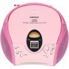 Lenco SCD-24 Pink Pink Stolný hudobný prehrávač