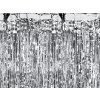 Strieborný párty záves 100 x 200 cm
