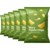 Multipack 6 ks - Vilgain Vrúbkované chipsy BIO morská soľ
