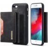 AppleKing dG.MING 2 v 1 kryt s odnímateľnou magnetickou peňaženkou pre iPhone SE (2020/2022) - čierny - možnosť vrátiť tovar ZADARMO do 30tich dní