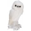 Biela zimná sova 24 cm - Sezónkovo