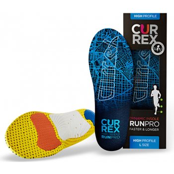 CurrexSole Runpro běžecké sportovní vložky vysoká klenba modrá od 28,26 € -  Heureka.sk