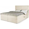 Wilsondo Čalúnená manželská boxspring posteľ Serenio - krémová Rozmer: 140x200