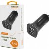 Nabíjačka do auta ALIGATOR s 2xUSB výstupom 2,4 A, Turbo charge, čierna