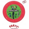 Plastové taniere Minecraft znovupoužiteľné 21 cm - 4 ks