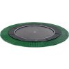 Exit Toys Trampolína EXIT Dynamic, priemer 366 cm, s bezpečnostnými dlaždicami Freezone, podlahová trampolína, okrúhla, pre deti, čierna