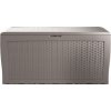 Záhradný box Keter Samoa Rattan Box 270L cappuccino