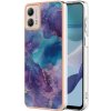 Gumený kryt Full Marble na Motorola Moto G13 / G23 / G53 5G - Fialová