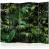 Paraván - Sunny Jungle II [Room Dividers] Veľkosť: 225x172, Verzia: Jednostranný