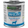 Vet Life Natural Dog konz. Hypoaller Duck&Potato 300g