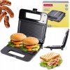 Sendvičovač Kamille 6718 čierny 800 W