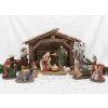 Súprava 12 vianočných figúrok do betlehema z polyresinu, až 32 cm