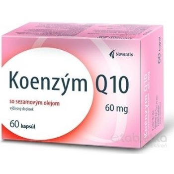 Noventis Koenzým Q10 60 mg 60 kapsúl od 16,66 € - Heureka.sk