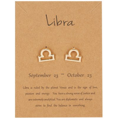 Girly náušnice podľa znamenia Zodiac edition Váhy ES229/LIBRA