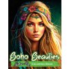 Boho Beauties Coloring Book