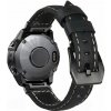 Kožený elegantný QuickFit remienok pre Garmin 20mm - Čierny IR-AWGW-0305