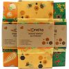 Drefka | Akčné balenie - 3x Voskové obrúsky, eko obal na potraviny, Mix S/M/L