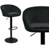 TZB Barová stolička Paterson čierna