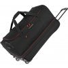 Travelite Basics Wheeled duffle L Black/orange taška
