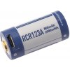 Nabíjateľný Li-ion akumulátor Keeppower 16340 860mAh (2580mWh) 3V s Micro-USB nabíjacím konektorom, chránený