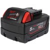 Akumulátor Milwaukee M18 B5-CR (18 V / 5,0 Ah), REDLITHIUM, chemická ochrana, 4932479265