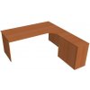 kancelársky stôl sestava levá 180 cm - GE 1800 HR L čerešňa