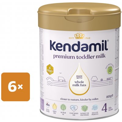 Kendamil Premium batoľacie mlieko 4 HMO+ (6x800 g)