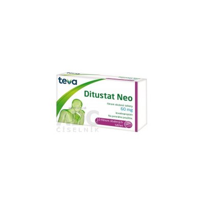 Ditustat Neo filmom obalené tablety tbl flm 60 mg (blis.PVC/PVDC/Al) 1x10 ks