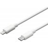 Mobilnet KAB-0200-TYP-LIGHT dátový USB-C/Lightning, 2A, 2m, bílý