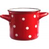 Home Cook Keramický hrnček červený SOUP 385 ml