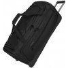 Travelite Crosslite Wheeled Duffle L Black taška + kozmetická taštička zadarmo
