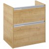 Roca Gap Pro skrinka 58.5x37.6x63.5 cm závesná kúpeľňová skrinka pod umývadlo dub A857908464